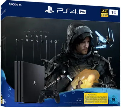 Produktbild von PS4 Pro 1TB Konsole inkl. 1 DS Controller und PS4 Death Stranding