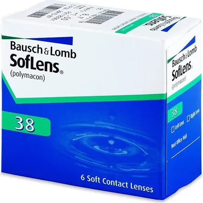 Zdjęcie produktu dla SofLens 38 6 szt. Soczewki Kontaktowe Miesięczne. BC: 8.7; Moc: -1,75