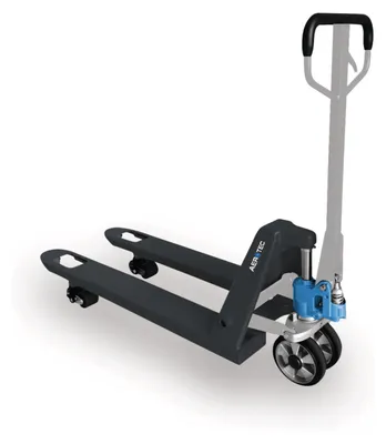 Produktbild von Profi Hubwagen mit leichtgängiger Hydraulikpumpe und extraleisen Lenkrollen