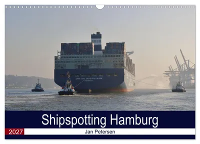 Produktbild von Shipspotting Hamburg (Wandkalender 2027 DIN A3 quer), CALVENDO Monatskalender