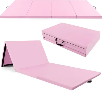 Obrázek produktu pro COSTWAY 300 x 117 x 5 cm měkká podložka na podlahu, gymnastická podložka, podložka do tělocvičny zPolyuretans úchytem na šplhání a úchyty na přenášení, fitness podložka, podložka na jógu na doma