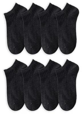 Produktbild von 8 Paar atmungsaktive Herren-Sommersocken aus Mesh – Schwarz (d-2)