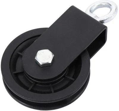 Produktbild von Famanu Katrol Aluminiumlegierung - 15,5 x 9,5 cm - Schwarz