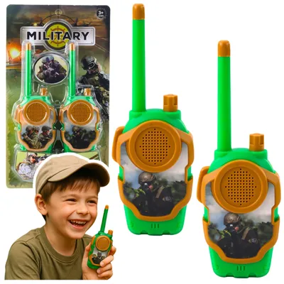 Zdjęcie produktu dla Radia Walkie Talkie Dla Dzieci Wojskowe 10m