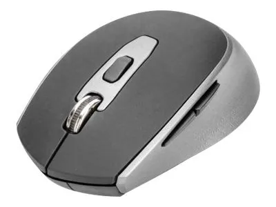 Produktbild von DIGITUS Optische Maus kabellos 6 Tasten schwarz/grau
