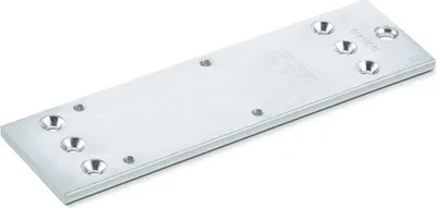 Produktbild von Geze Montageplatte für TS 1500 silber - 29682