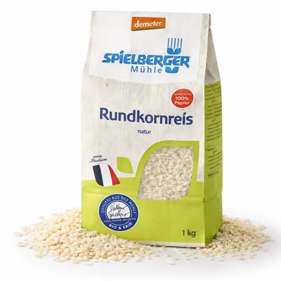 Obrázok produktu pre Okrúhlozrnná ryža prírodná 1kg