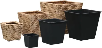Produktbild von vidaXL Blumenkübel 3 Stk. Wasserhyazinthe