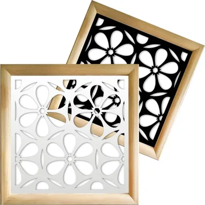 Produktbild von ESAPRIME - Moduli Decorativi in holz e PVC 98x98 cm weiß