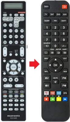 Produktbild von Fernbedienung passend für MARANTZ RC016SR