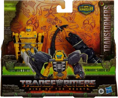 Produktbild von Transformers: Aufstieg der Bestien Beast Combiner Bumblebee und Snarlsaber, Spielfigur