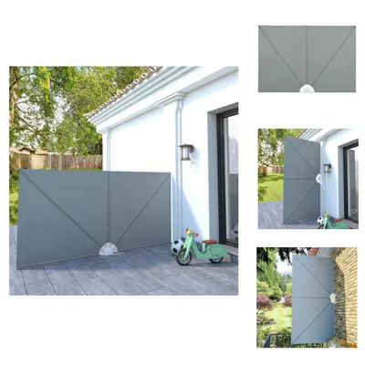 Produktbild von vidaXL Faltbarer Terrassen-Seitenfächer Grau 300×150 cm -  Sonnenschirme & Sonnenschutze