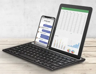 Image de Clavier - BE MIX - Sans Fil - Bluetooth - Blanc et Noir