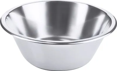 Produktbild von Schüssel, Küchenschüssel, flach konisch, Edelstahl 18/10, 0,5-14 Liter wählbar : 6 l Variante: 6 l