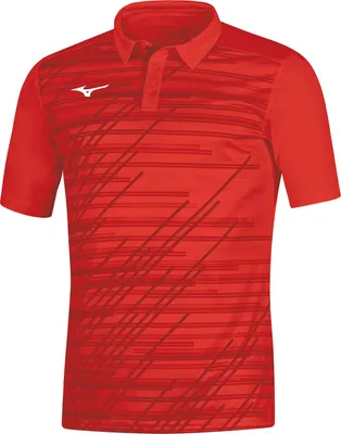 Produktbild von Mizuno Herren Team Chiba Polo - 62EAA500, Farbe:Rot, Textil:S