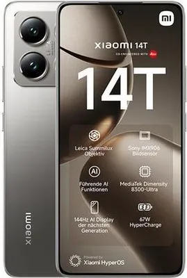 Zdjęcie produktu dla Xiaomi 14T 256GB DS Titan Grey 6.7" EU 5G (12GB) Android