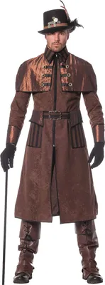 Produktbild von Deluxe Steampunk Herrenkostüm Gr. 48 -64 Wilbers - Steam Punk Gr. 48 - S