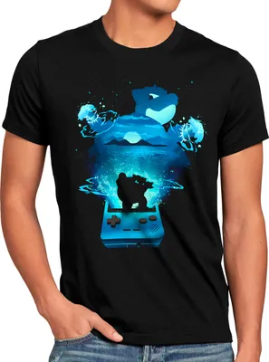 Produktbild von BaumwolleCloud Blue Edition Herren T-Shirt monster game online