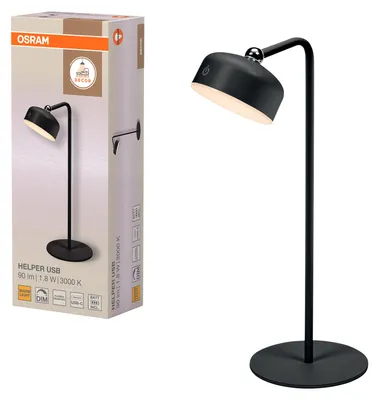Produktbild von OSRAM HOMELIGHTING DECOR HELPER GADGET 830 USB Black 4058075849242 Wall light 1.80 W Black