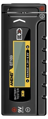 Obrázok produktu pre Accutester, univerzálny tester batérií 1,2 V ~ 4,8 V/9 V