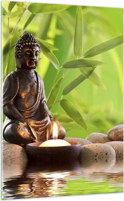 Produktbild von Bilder auf glas - Einteilig - Buddhismus Feng Shui Spa Bambus - 70x100cm - Glasbilder - Wandbilder - Bilder - Wanddekoration aus Glas - Glas Bilder - Wandbild auf Glas - GPA70x100-2392