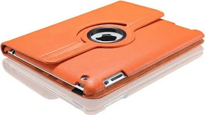 Produktbild von Tasche für Apple iPad Smart Case Schutz Hülle Etui Tasche Bumper Flip Cover 360° Apple iPad mini 1/ 2 / 3 Orange