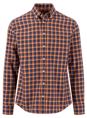 Produktbild von FYNCH-HATTON – Herren – Hemd Two-Tone Check, B.D., 1/1 sienna – Art. 16145480