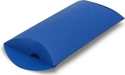 Zdjęcie produktu dla Pakiet Pudełko Ozdobne Prezentowe Kartonik Poduszka 210x135x40 Niebieski M 10szt