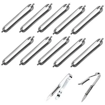 Ersatzmesser für Gemüseschäler, 10 Stück, passend für 6070/6071/6072