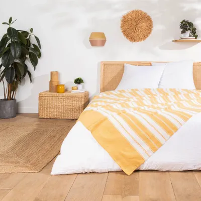 Produktbild von Gewebte Tagesdecke, gestreift ABBY, 180 x 220 cm
