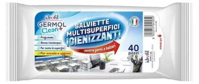 Immagine prodotto di Germol Clean Salviettine Igieniche Superfici 40 Pezzi
