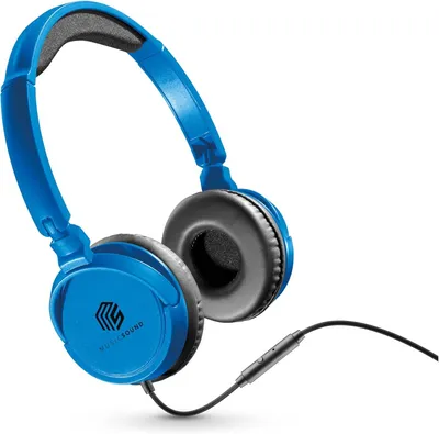 Produktbild von Music Sound | Over-Ear Wired Headphones | Foldable Headband with Built-in Microphone and 1.2 m Anti-Tangle Cable – Universal 3.5 mm Jack