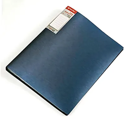 Produktbild von Sichtmappe/Präsentationsmappe mit 20 Hüllen A4 blau