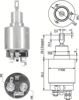 Produktbild von MAGNETI MARELLI 940113050270 Magnetschalter für Starter/Anlasser
