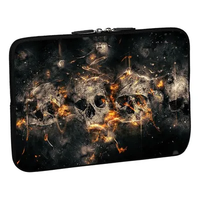 Zdjęcie produktu dla Etui ochronne PEDEA Design na laptopa do 17,3 cala (43,9 cm), motyw czaszek