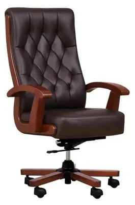Immagine prodotto di Poltrona CONSUL in pelle marrone
