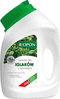 Zdjęcie produktu dla Biopon Nawóz Do Iglaków Z Siewnikiem Granulowany 2 Kg Szybki Zdrowy Wzrost