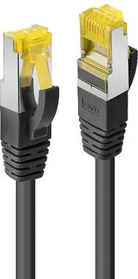 Produktbild von Lindy 47693, 3 m, Cat7, S/FTP (S-STP), RJ-45, RJ-45, Schwarz