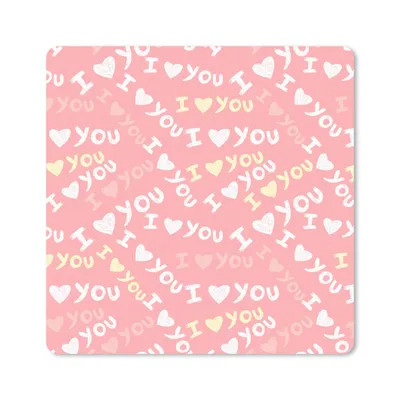 Produktbild von MuchoWow® Mauspad Mousepad Liebe - Sprichwörter - Valentinstag 20x20 cm - Mousepads - Maus Mat - Pad - Mausunterlage - Desk Mat - Bureauartikeln