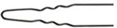 Produktbild von Haarnadeln schwarz 60x1,2mm gewellt 10St