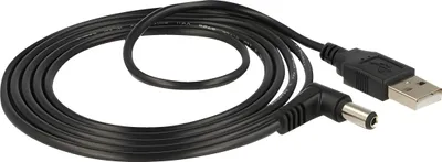 Immagine prodotto di DELOCK Stromkabel USB A -> DC 5,5 x 2,1mm St 90° 1.50m