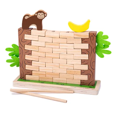 Obrázok produktu pre Bigjigs Toys Drevená motorická hra Rushing Jungle