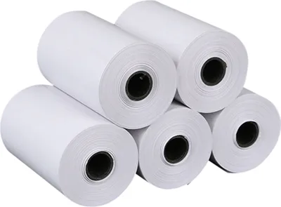 Obrázek produktu pro Termální papír v roli 57 * 30 mm Špatné otázky Poznámky Tiskové papíry pro přenosné termální tiskárny Mini Photo 5 rolí