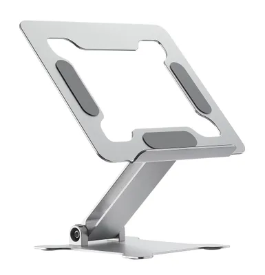 Produktbild von Gembird NBS-D1-03, Laptop-Ständer, Silber, Aluminium, Silikon, 39,6 cm (15.6"), 5 kg, CE