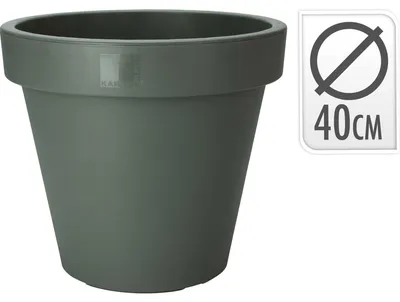 Produktbild von Pro Garden Blumentopf - dunkelgrun - rund - D40 cm - Kunststoff - Pflanztopf - Garten im Freien