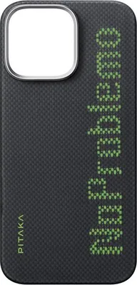 Produktbild von Pitaka KI1601NOP, Cover, Apple, iPhone 16 Pro Max, 17,5 cm (6.9"), Schwarz, Grün
