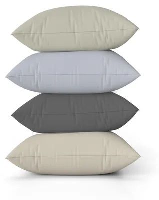 Produktbild von Set mit 4 Kissenbezügen – Grau – 45 x 45 cm