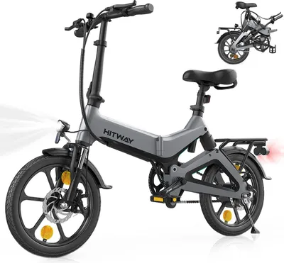 Produktbild von Elektrické kolo skládací kolo Ebike elektrická kola skládací kola skládací kolo 250W elektrické kolo e-bike s baterií 7,5 Ah, 16 palců, pro dospívající a dospělé