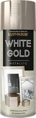 Produktbild von Rust-Oleum Metallsprühlack 400 ml white gold