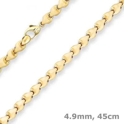 Fantasiekette-aus-585-Gelbgold-45cm